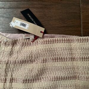 New beige/pink mini skirt